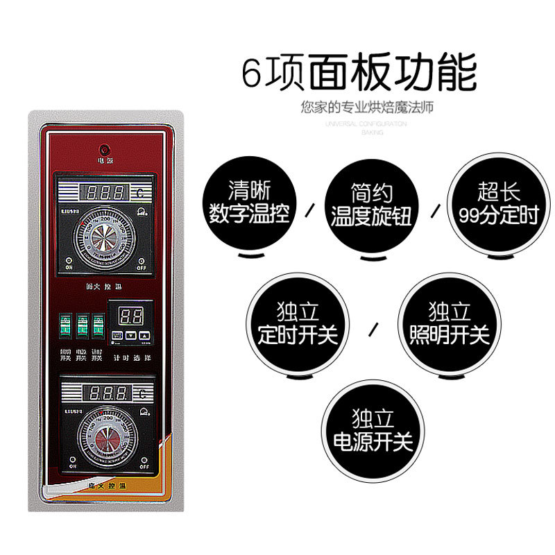樂創 烤箱商用三層六盤大型面包烤爐電烤箱蛋糕面包披薩蛋撻 烘爐