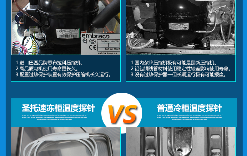 商用冷柜廚房速凍急凍柜 蛋糕速凍柜 面團(tuán)冷凍柜 -40°急凍柜