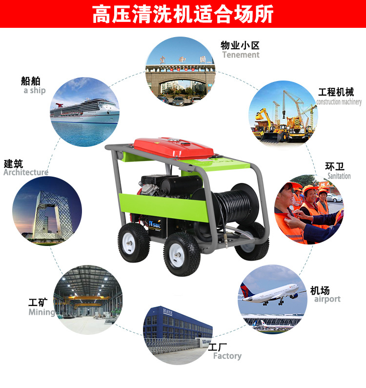 德威萊克管道高壓清洗機(jī)道路下水道疏通機(jī)電動高壓管道疏通設(shè)備