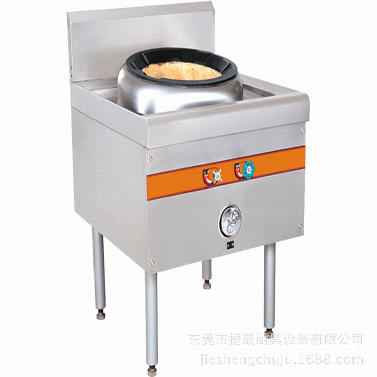 捷晟 直銷火力足燃?xì)鈫晤^小炒爐 1米工程爐灶 承接廚房設(shè)備工程