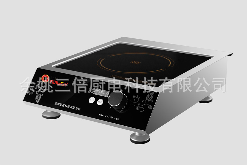 廠家熱銷酒店廚房設(shè)備3.5KW六頭煲仔電磁爐