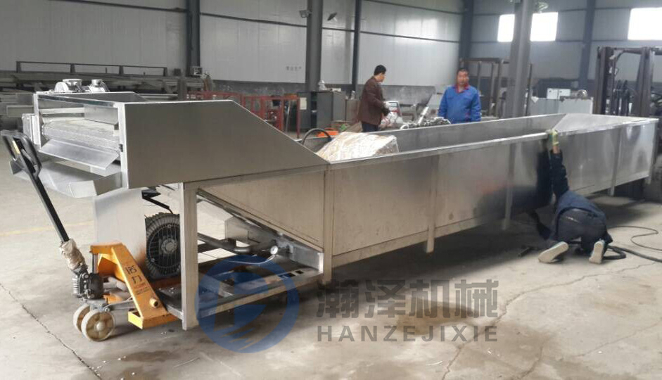 雞爪化凍機 連續(xù)式解凍池 恒溫流動凍肉化凍機 可定制加工化凍機